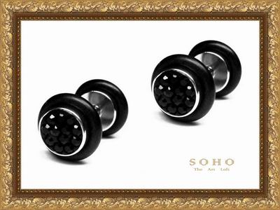 Мужские тоннели - обманки (плаги) "SOHO Diamonds"
