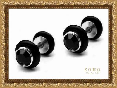 Мужские тоннели - обманки (плаги) "SOHO Diamonds"
