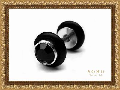 Мужской тоннель - обманка (плаг) "SOHO Diamonds"