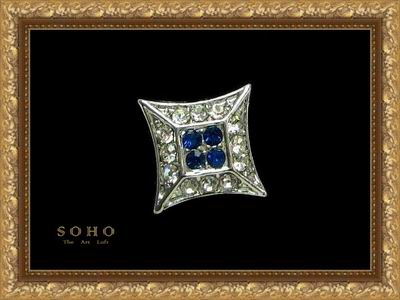 Мужская серьга - гвоздик "Prince of SOHO" by SOHO. The Art Loft