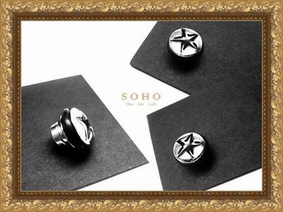 Мужские серьги на магнитах "SOHO Challenge"