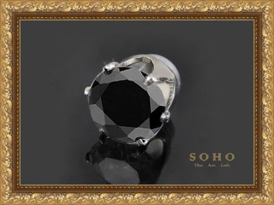 Мужская серьга на магнитах "SOHO Crown"