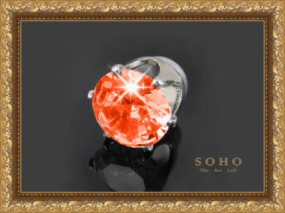 Мужская серьга на магнитах "SOHO Crown"