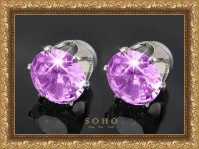 Мужские серьги на магнитах "SOHO Crown"