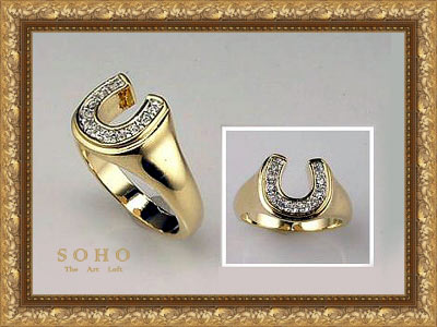 Мужское кольцо "SOHO Infinity || Подкова"