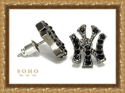 Мужские серьги - гвоздики "Prince of SOHO" by SOHO. The Art Loft