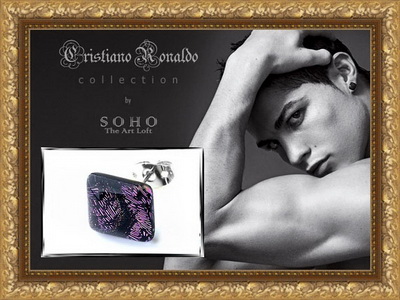 Мужская серьга - гвоздик "Cristiano Ronaldo Collection" by SOHO. The Art Loft