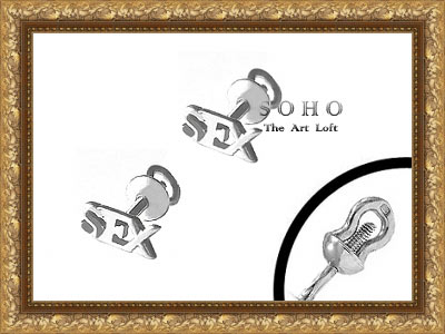 Мужские серьги - гвоздики на закрутке "DreamBOY" by SOHO. The Art Loft