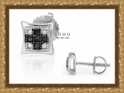 Мужская серьга - гвоздик с бриллиантами "Infant" by SOHO. The Art Loft