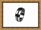 Мужское кольцо из стали и каучука "SOHO Escape"