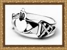 Серебряное кладдахское кольцо (Кольцо Кладда / Кольцо Кладдах)