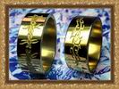 Парные кольца для влюбленных "LOVE in SOHO"