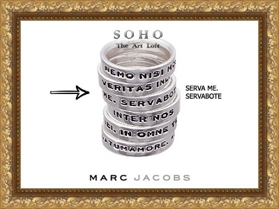   "Serva Me, Servabote" by Marc Jacobs